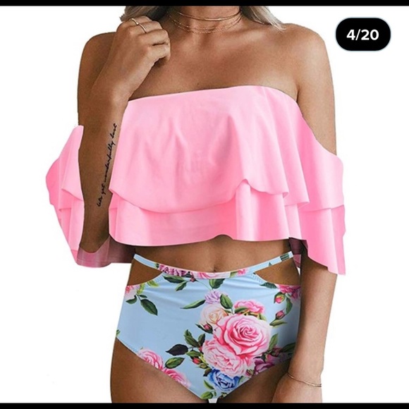 High waisted bikini size XL